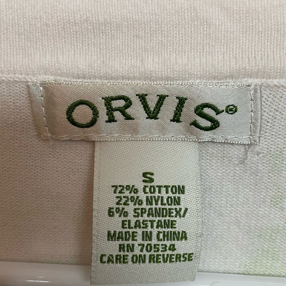 ORVIS Bright Floral Watercolor Button Front Cardigan, Small - Picture 3 of 5